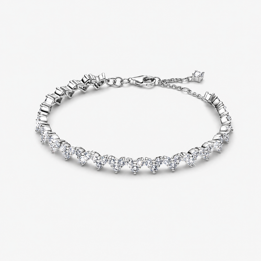 Pulsera Corazón Triple Gemas