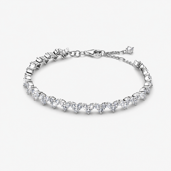 Pulsera Corazón Triple Gemas